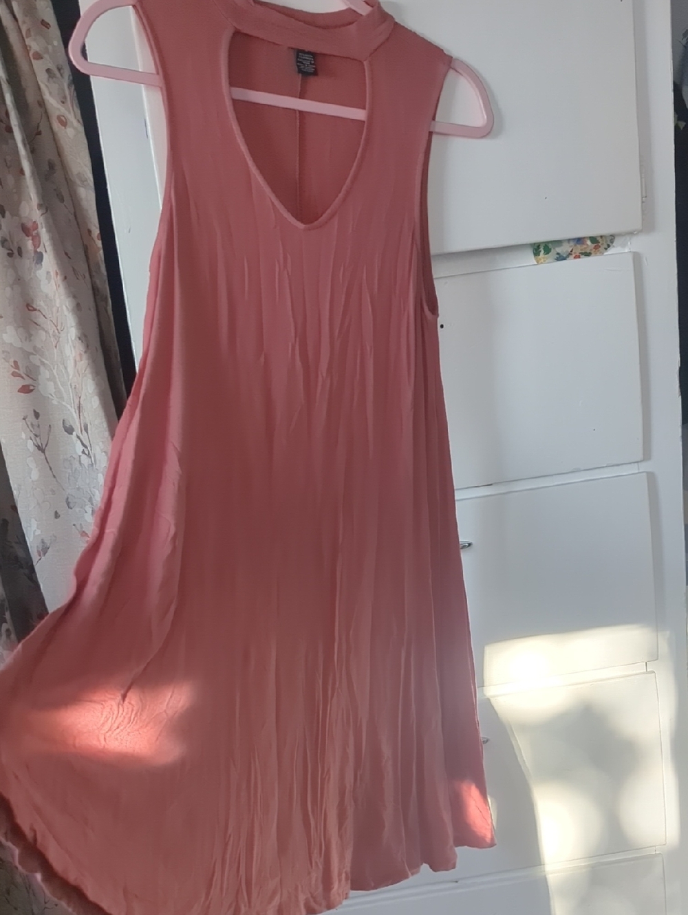 Rue21 Dusty Rose Sleeveless V-Neck Maxi Dress